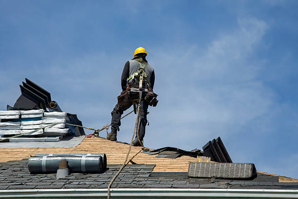 Professional Metal Roofing technician working in Templeton, MA